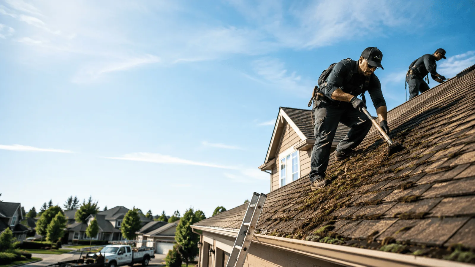 Roof Moss Removal in Shubert, NE near me